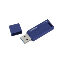 TOSHIBA 16GB USB 3.0 FLASH DRIVE AZUL 